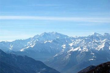 Il Massiccio del Rosa visto dalla Piana (Ft. Mauro Branca)